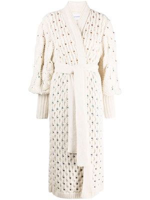 Letanne Julie cashmere coat - White