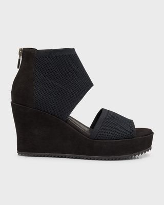 Leto Knit Wedge Sandals