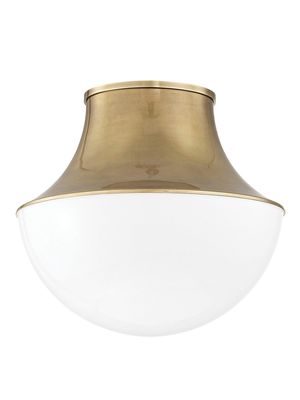 Lettie Large Flush Mount - Aged Brass