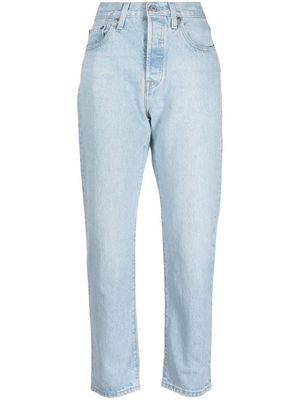 LEVI'S 501 cropped straight-leg jeans - Blue