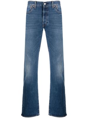 Levi's 501 dark-wash straight-leg jeans - Blue