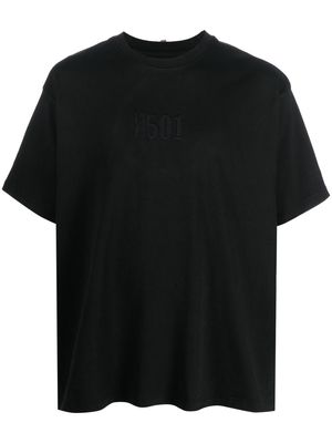 LEVI'S 501 logo-embroidered T-shirt - Black