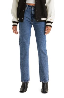 levi's 501 Original High Waist Straight Leg Jeans in Shout Out Stone