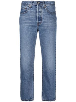 Levi's 501® cropped straight-leg jeans - Blue