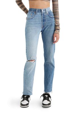 levi's 501® Straight Leg Jeans in Two Tone Indigo