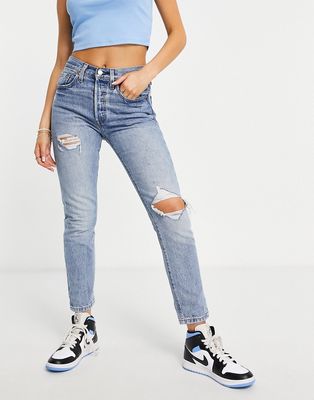 Levi's 501 skinny jeans in blue