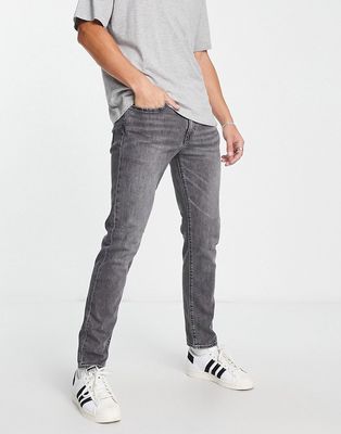 Levi's 512 slim taper jeans in gray wash