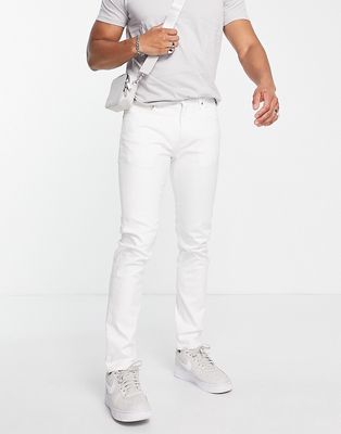 Levi's 512 slim taper jeans in white