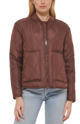 levi's 602&trade; Onion Quilted Liner Jacket in Chocolate Brown