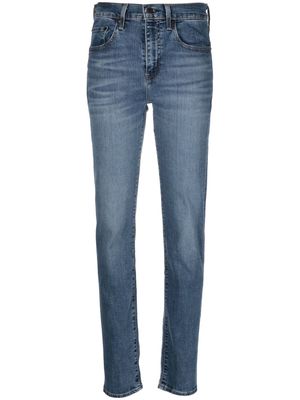 Levi's 724 high-rise slim-fit jeans - Blue