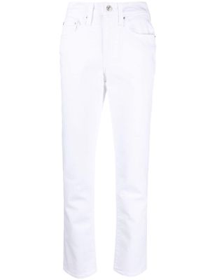 Levi's 724 high-waist slim-fit trousers - White