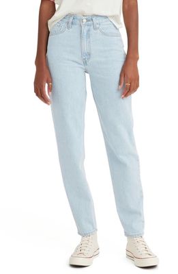 levi's '80s High Waist Tapered Mom Jeans in Light Sugar