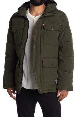 levi's Arctic Cloth Heavyweight Parka in Olive