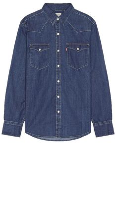 LEVI'S Barstow Western Standard Shirt in Blue