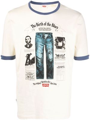 Levi's birth of the blues t-shirt