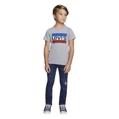 LEVI'S Boys Graphic T-Shirt in Dark Grey Heather