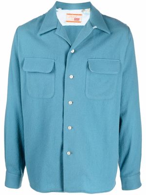Levi's camp collar wool-blend shirt - Blue