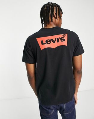 Levi's crew neck T-shirt with logo in black