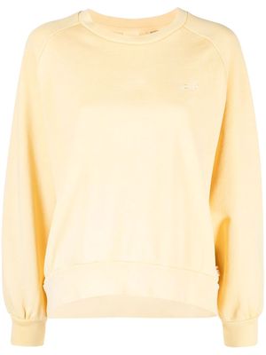 Levi's embroidered-logo long-sleeve T-shirt - Yellow