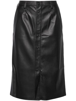 Levi's faux-leather pencil midi skirt - Black