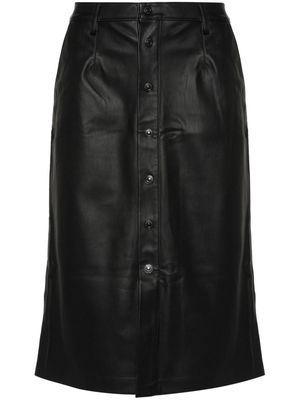Levi's faux-leather pencil skirt - Black