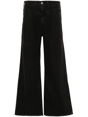 Levi's high-rise wide-leg jeans - Black