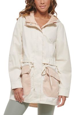 levi's Hooded Jacket in Antique White