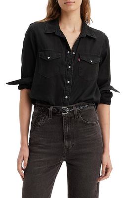 levi's Iconic Western Snap-Front Shirt in Dark Ages