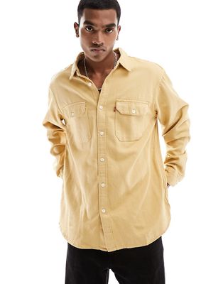 Levi's jackson worker shirt in tan-Brown