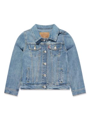 Levi's Kids button-up denim jacket - Blue