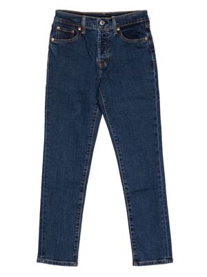 Levi's Kids high-rise tapered-leg jeans - Blue