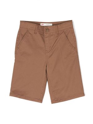 Levi's Kids knee-high bermuda shorts - Brown