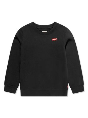 Levi's Kids logo-appliqué sweatshirt - Black