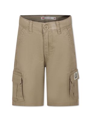 Levi's Kids logo-appliquéd cargo shorts - Brown