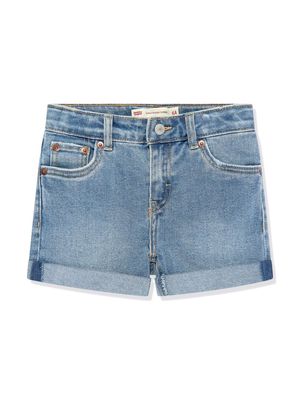 Levi's Kids turn-up denim shorts - Blue