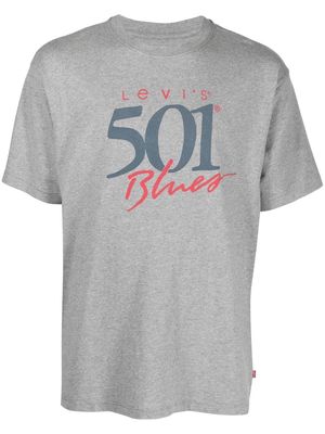 Levi's logo crew-neck T-shirt - Grey
