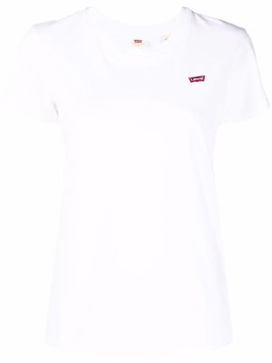 Levi's logo crew-neck T-shirt - White