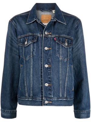 Levi's logo-patch denim jacket - Blue