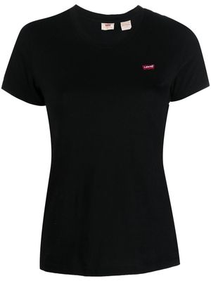 Levi's logo-patch short-sleeved T-shirt - Black