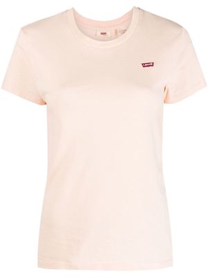 Levi's logo-patch short-sleeved T-shirt - Orange