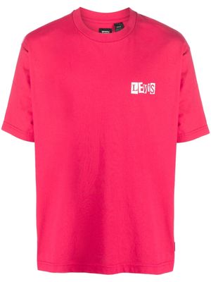 Levi's logo-print crew-neck T-shirt - Pink
