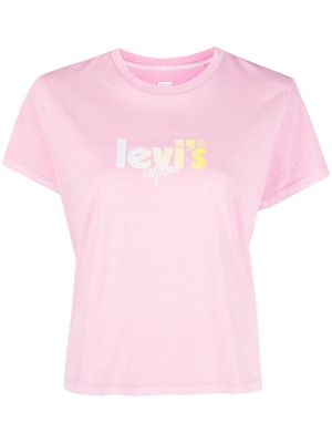 Levi's logo-print short-sleeve T-shirt - Pink