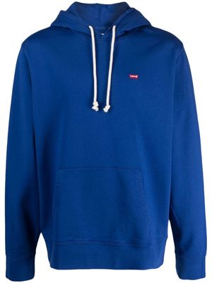 Levi's long-sleeve cotton hoodie - Blue