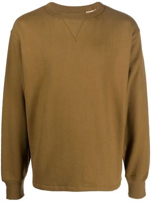 Levi's: Made & Crafted crew-neck cotton sweatshirt - Green