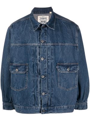 Levi's: Made & Crafted Tucked Type Two Trucker denim jacket - Blue