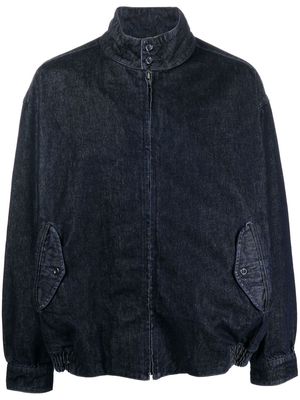 Levi's: Made & Crafted zipped bomber jacket - Blue