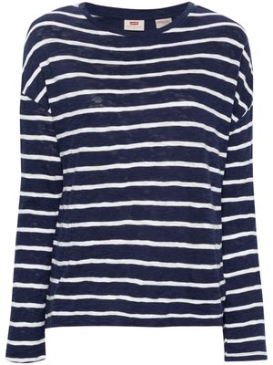 Levi's Margot striped cotton T-shirt - Blue