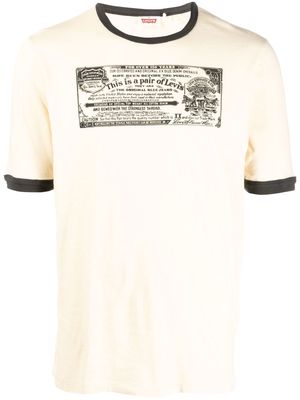 Levi's mission dollar bill t-shirt - Neutrals