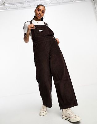 Levi's overalls in brown cord