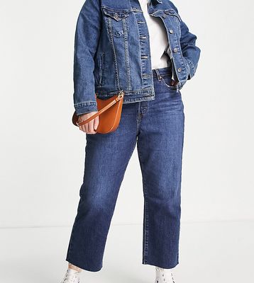 Levi's Plus wedgie straight jeans in blue